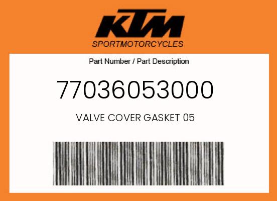 0 KTM OEM Part 77036053000