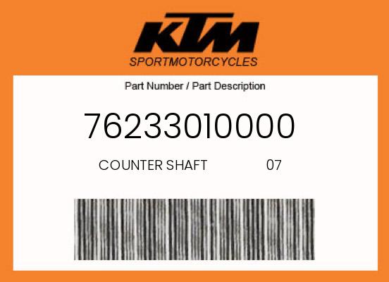 0 KTM OEM Part 76233010000