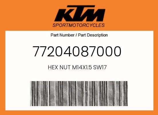2018 KTM 450SXF OEM Part 77204087000