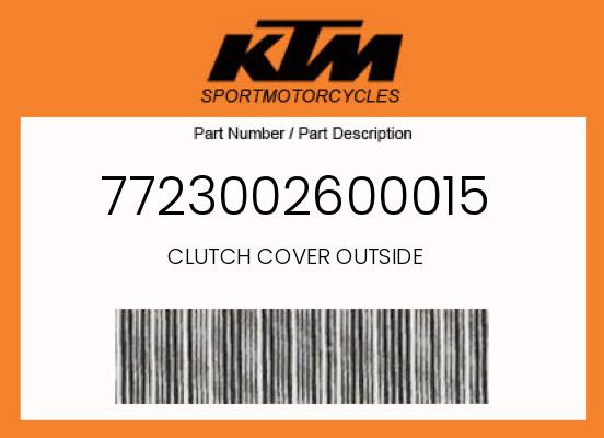 CLUTCH COVER OUTSIDE undefined