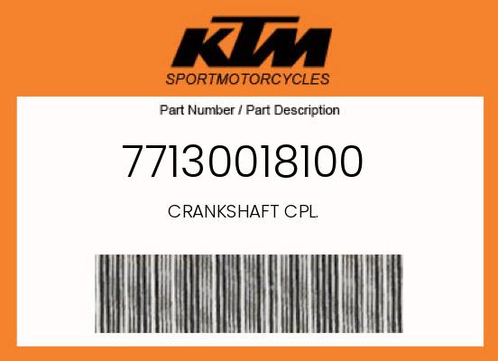 CRANKSHAFT CPL. undefined