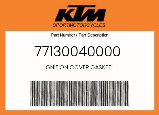 KTM OEM Ignition Cover Gasket 2011-2013 250 SX-F/XC-F/EXC-F - 77130040000 undefined