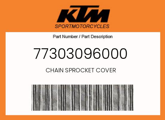 0 KTM OEM Part 77303096000