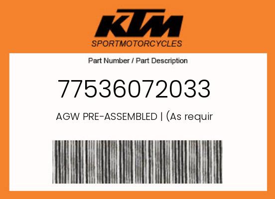 0 Husqvarna OEM Part 77536072033