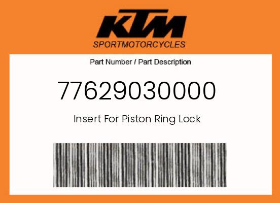 KTM OEM Insert for Piston Ring Lock - 77629030000 undefined