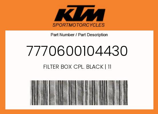 FILTER BOX CPL. BLACK | 11 undefined