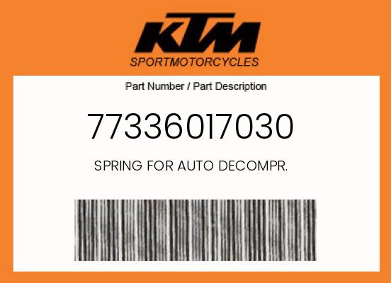 0 Husqvarna OEM Part 77336017030
