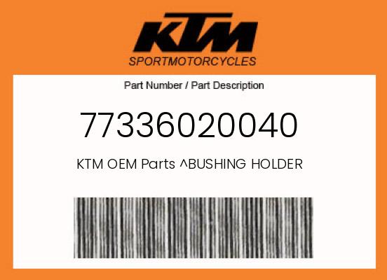 0 KTM OEM Part 77336020040
