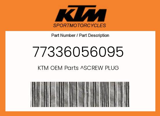 0 KTM OEM Part 77336056095
