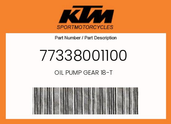 0 KTM OEM Part 77338001100