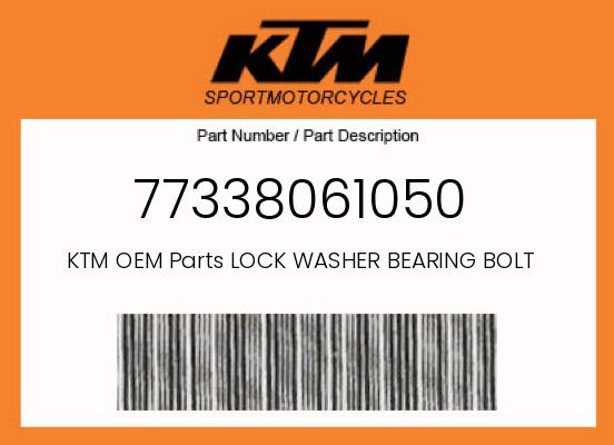 0 KTM OEM Part 77338061050