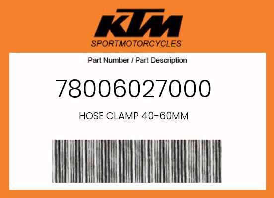 2022 KTM OEM Part 78006027000