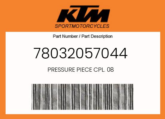 2022 KTM OEM Part 78032057044