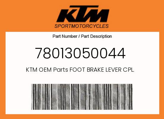 0 KTM OEM Part 78013050044