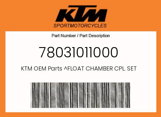 0 KTM OEM Part 78031011000