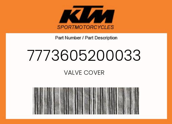 0 KTM OEM Part 7773605200033