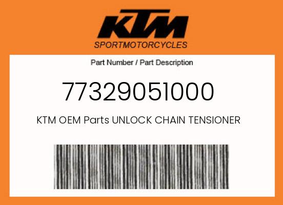 2009 KTM 505XCF OEM Part 77329051000