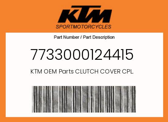 0 KTM OEM Part 7733000124415