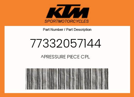 0 KTM OEM Part 77332057144