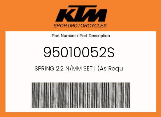 0 KTM OEM Part 95010052S
