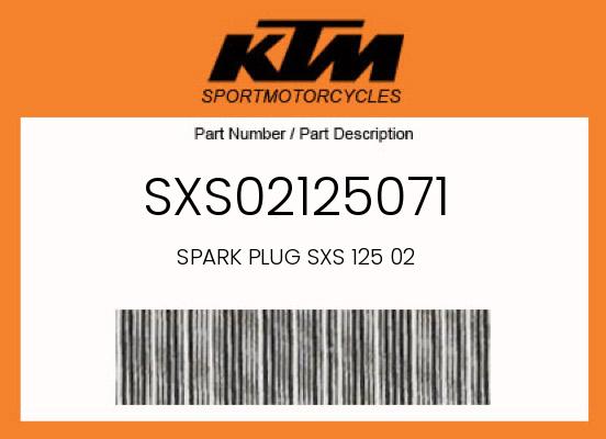 SPARK PLUG SXS 125 02 undefined