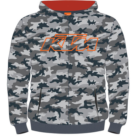 KTM OEM Parts Youth Hidden Zip Hoody KTM OEM Parts Youth Hidden Zip Hoody