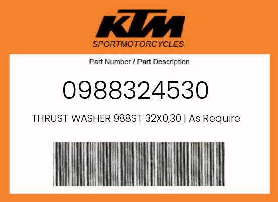0 Husqvarna OEM Part 0988324530