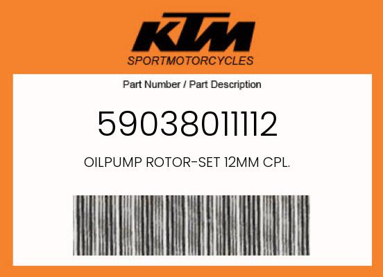 2018 KTM OEM Part 59038011112