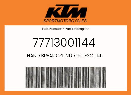0 KTM OEM Part 77713001144