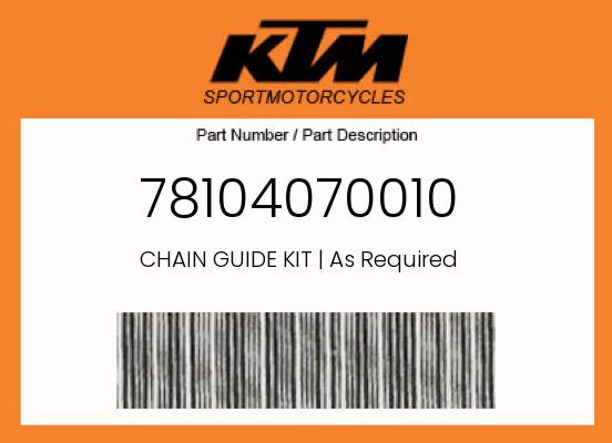 CHAIN GUIDE KIT | As Required undefined