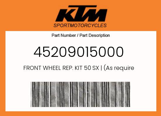 FRONT WHEEL REP. KIT 50 SX | (As required) undefined
