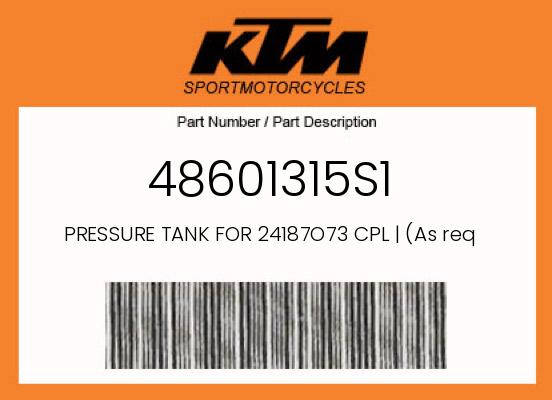 0 KTM OEM Part 48601315S1