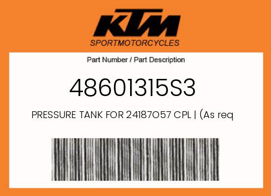 0 KTM OEM Part 48601315S3