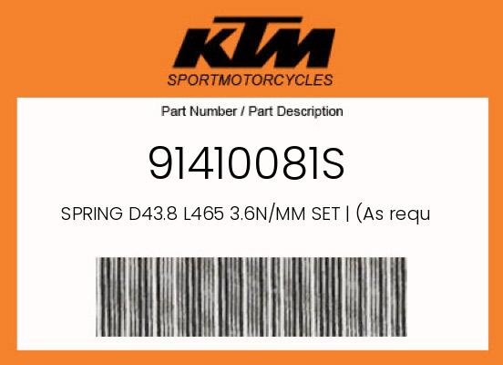 0 Husqvarna OEM Part 91410081S