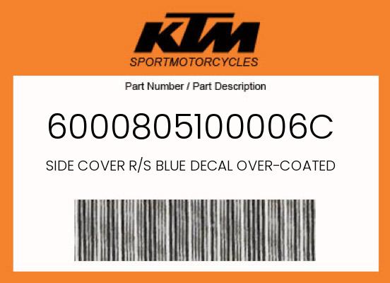 0 KTM OEM Part 6000805100006C