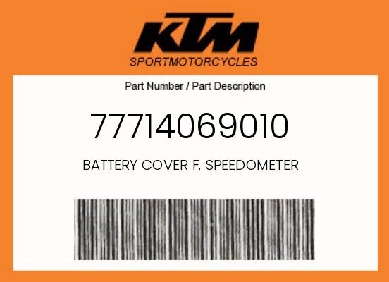 0 KTM OEM Part 77714069010