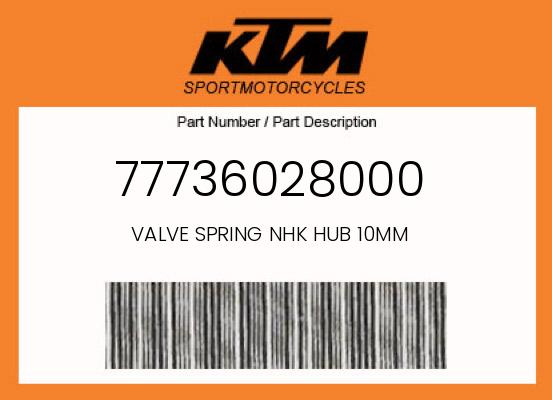 0 KTM OEM Part 77736028000