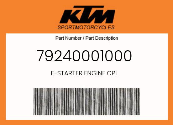 E-STARTER ENGINE CPL undefined