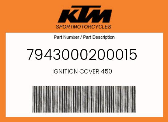 IGNITION COVER 450 undefined