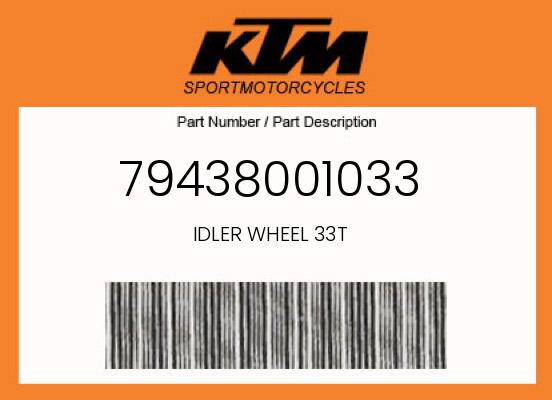 2018 KTM OEM Part 79438001033
