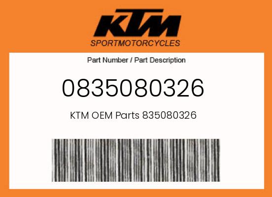 0 Husqvarna OEM Part 0835080326