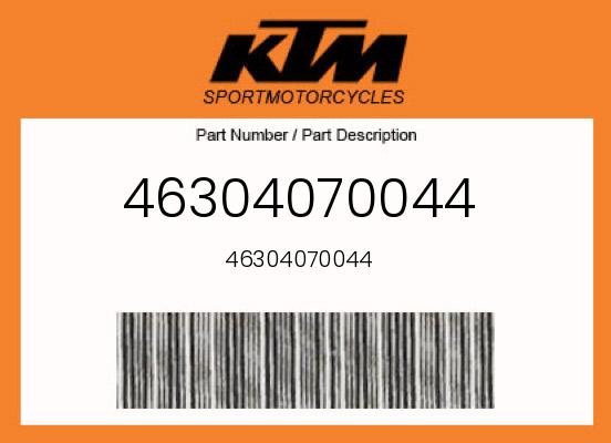 0 Husqvarna OEM Part 46304070044