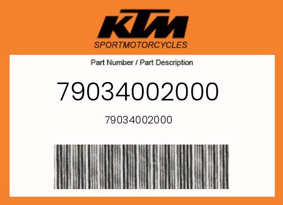 0 Husqvarna OEM Part 79034002000