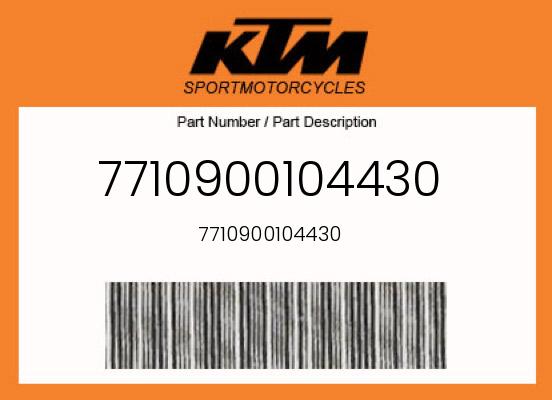 0 KTM OEM Part 7710900104430