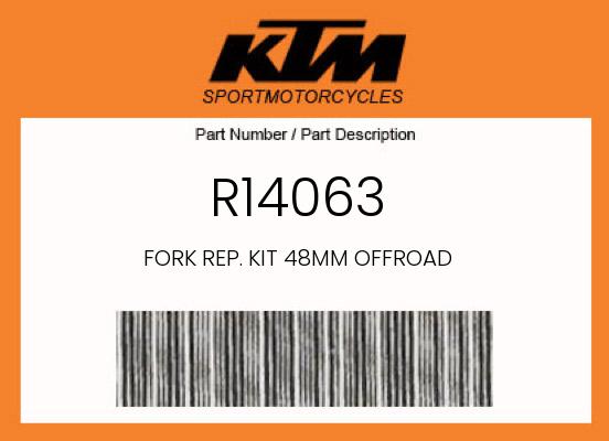2017 KTM 250EXCF OEM Part R14063