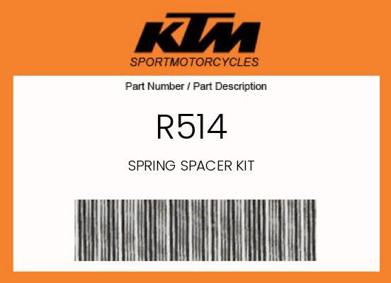 0 KTM OEM Part R514