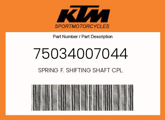 0 Husqvarna OEM Part 75034007044