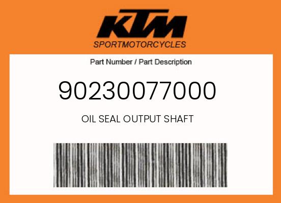 0 KTM OEM Part 90230077000