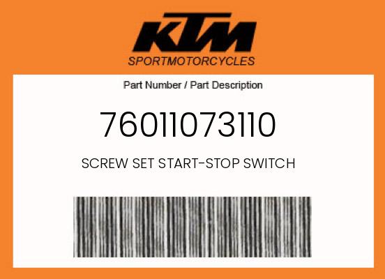0 KTM OEM Part 76011073110