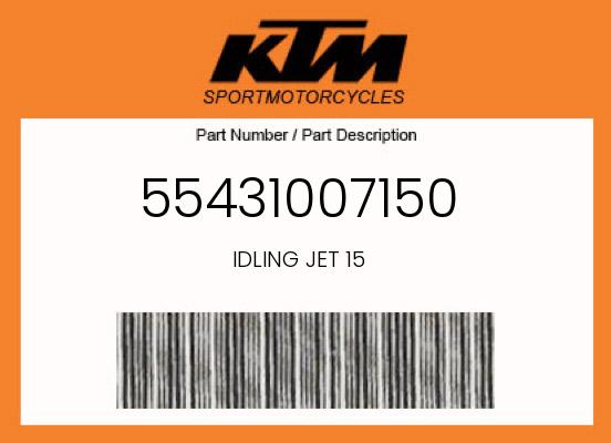 IDLING JET 15 undefined